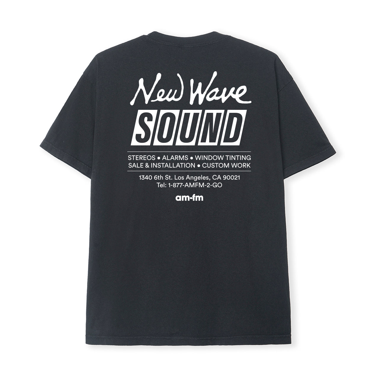 NEW WAVE TEE - BLACK