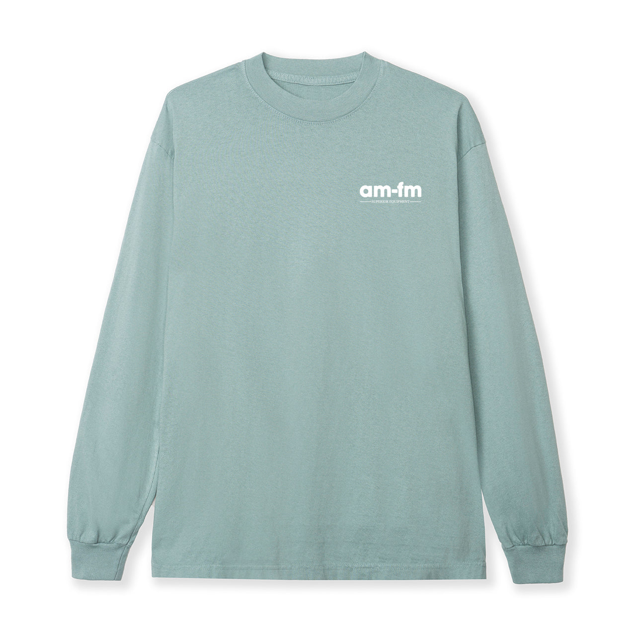 ORB L/S TEE - ATLANTIC GREEN