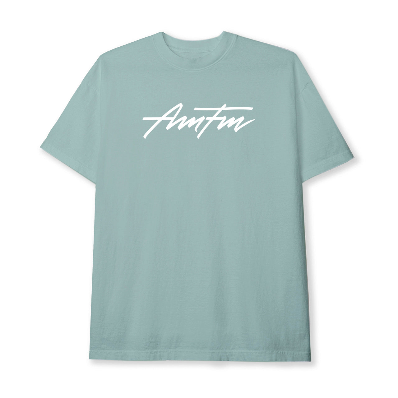 SCRIPT TEE - ATLANTIC GREEN