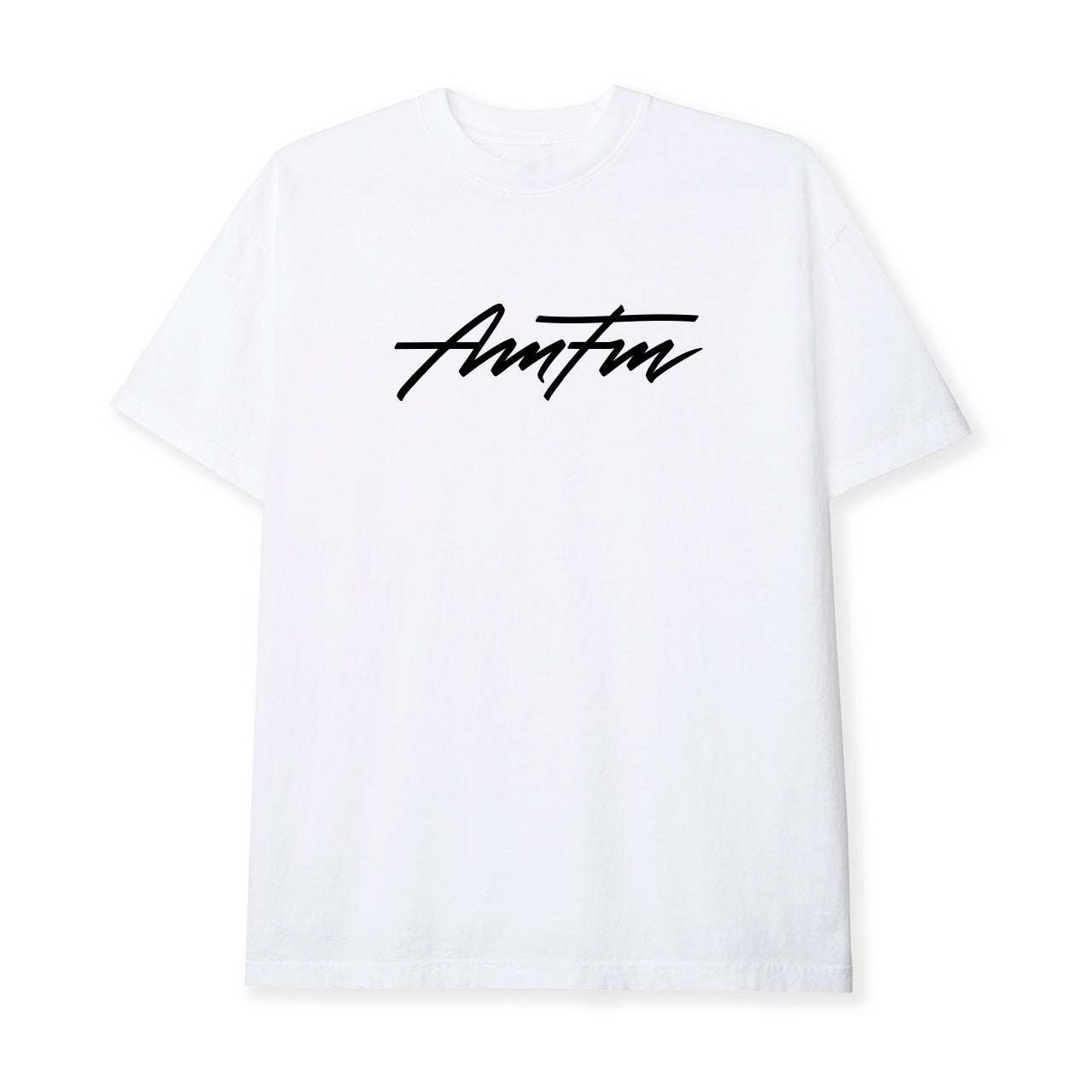 SCRIPT TEE - WHITE