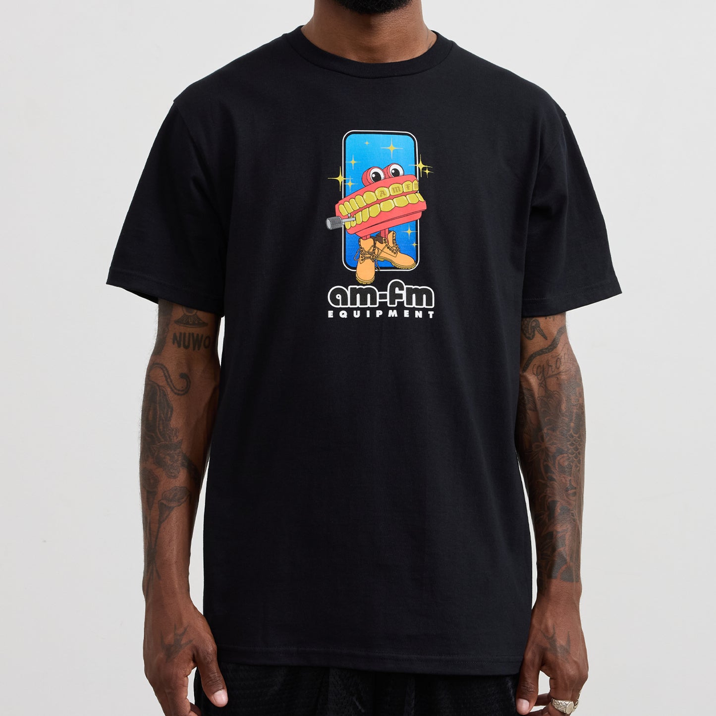 REAL TALK TEE - BLACK