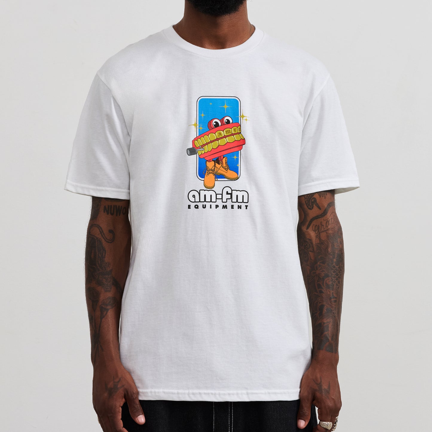 REAL TALK TEE - WHITE