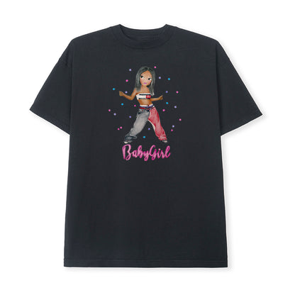 BABY GIRL TEE - BLACK